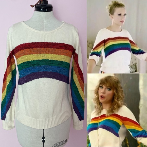 Taylor Swift Marc Jacobs Rainbow Sweater 🌈 - Picture 2 of 16
